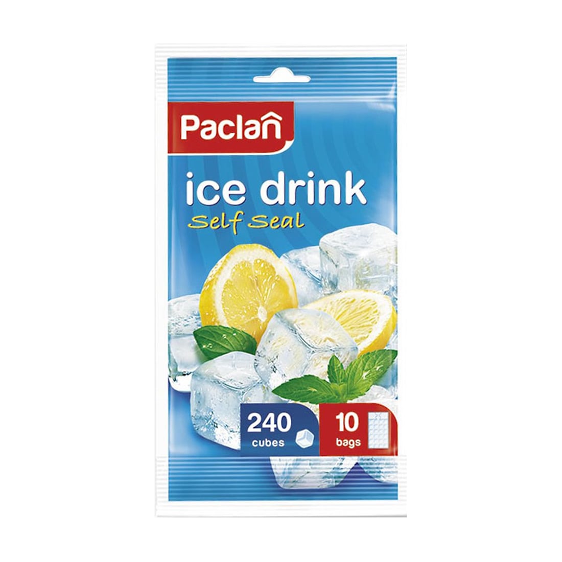 Упаковка мішечків для льоду Paclan, 10*24 шт